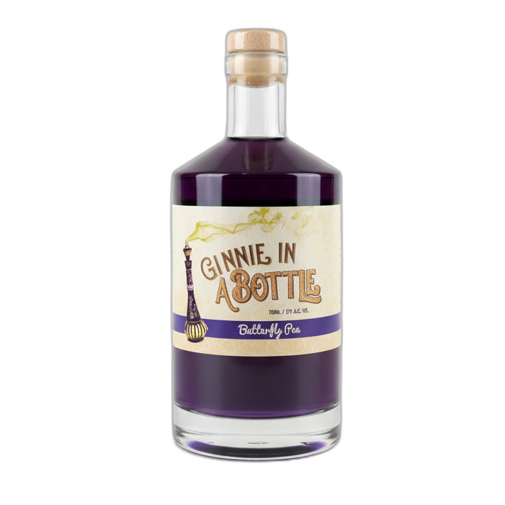 Butterfly Pea Gin bottle