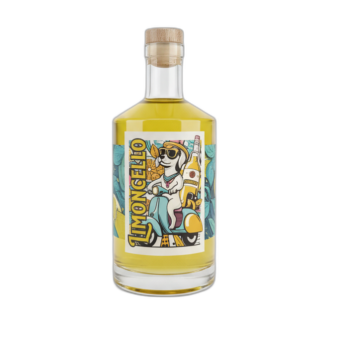 Limoncello bottle